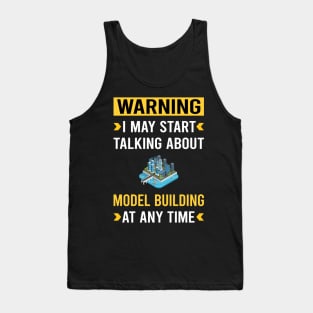 Warning Model Building Builder Tank Top